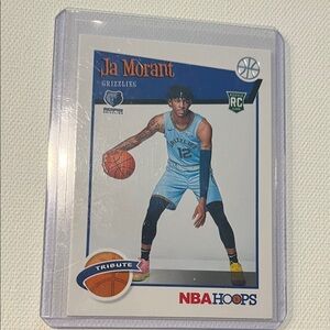 2019-20 Ja Morant (RC) Panini NBA Hoops Tribute Card - #297
